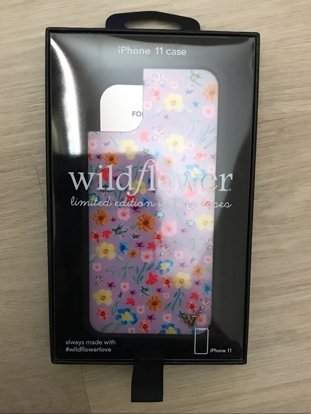 Wildflowers iPhone 11 Floral Case - Lavender Pink with Multicolor Flowers